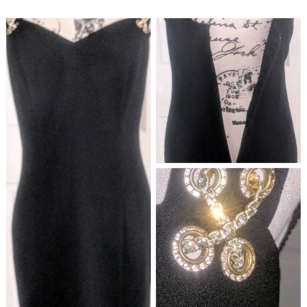 CDC Evenings WomenBlk Mini Dress Measures 34 30 33